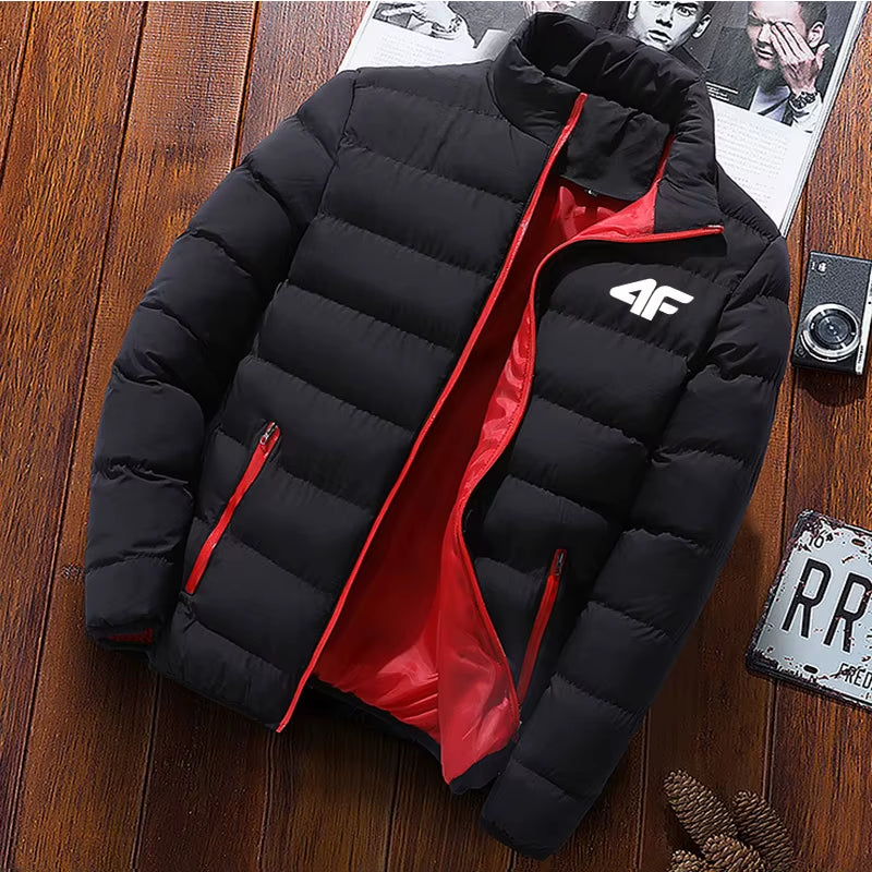 2025 New Winter Long Sleeve Cotton Coat Zipper Jacket Men'S Cotton Coat
